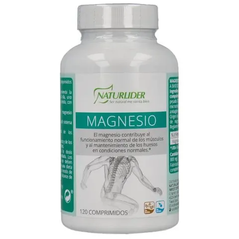 Naturlíder Carbonato Magnesio 120 Comprimidos – imagen 1