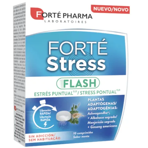 Forté Stress Flash Menta 10 Comprimidos – imagen 1