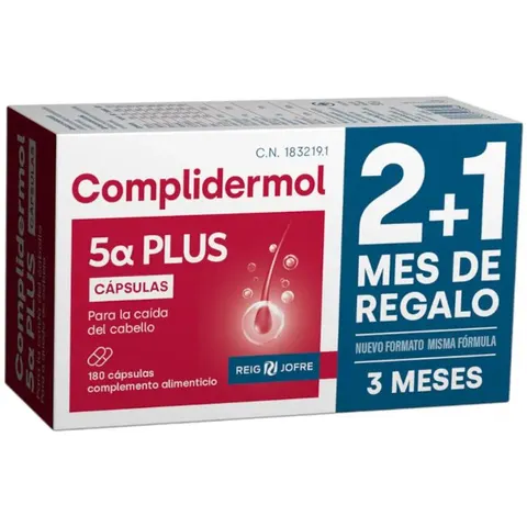 COMPLIDERMOL 5 Alpha Plus 180 caps – imagen 1