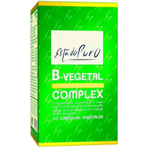 Estado Puro Complex B Vegetal 30 Cápsulas – imagen 1