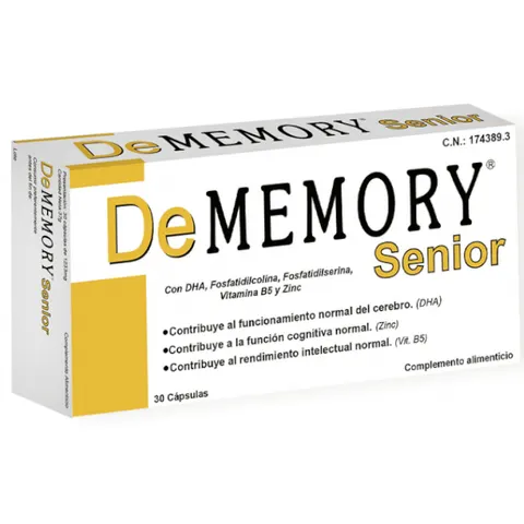 DeMEMORY Senior 30 Cápsulas – imagen 1