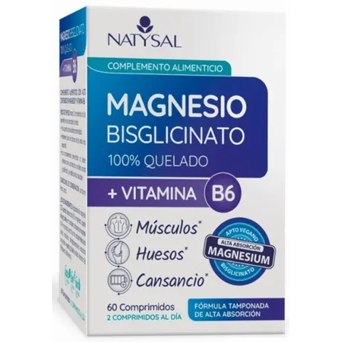 Natysal magnesio + b6 60comp. – imagen 1