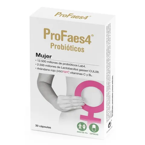 ProFaes4 Probióticos Mujer 30 Cápsulas – imagen 1