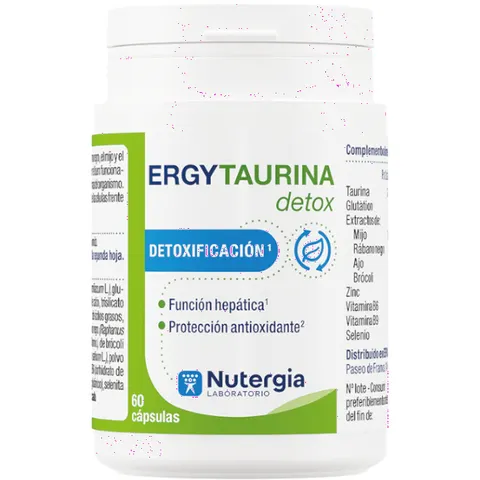 Nutergia ergytaurina detox 60cap. – imagen 1