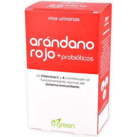 B-GREEN arándano rojo + probióticos 30cáps – imagen 1