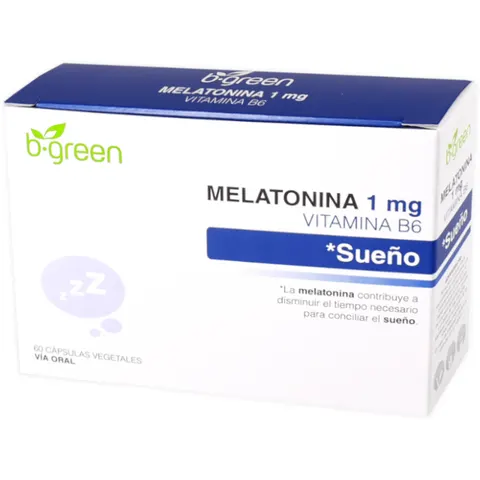 B-GREEN B green Melatonina 60 caps – imagen 1