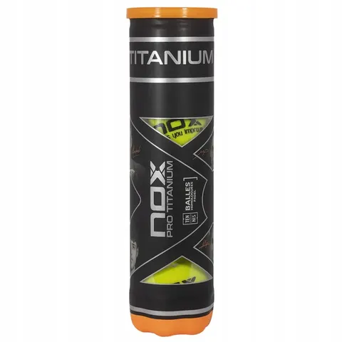 Bote De 4 Bolas Nox Pro Titanium – Amarillo – imagen 1