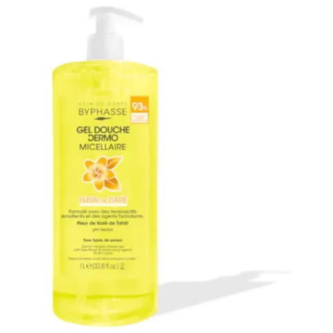 Byphasse Dermo Micellar Shower Gel Monoi 1 L – image 1