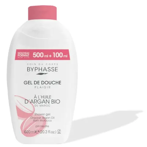 Byphasse Plaisir Bio-Arganöl-Duschgel 600 ml – Bild 1
