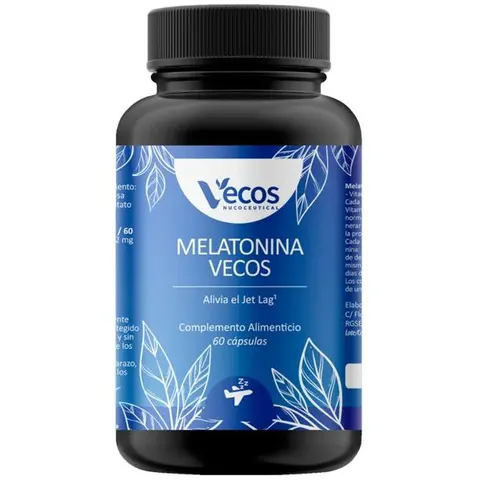 Vecos Nucoceutical Melatonina 60 Cápsulas – imagen 1