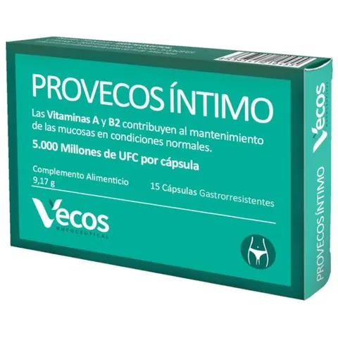 Vecos Nucoceutical Provecos Íntimo 15 Cápsulas – imagen 1