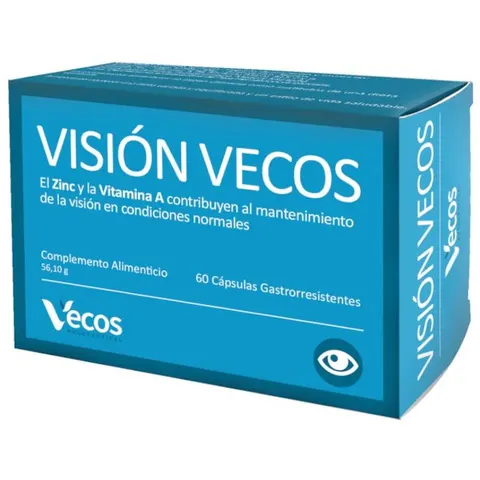 Vecos Nucoceutical Visión 60caps – imagen 1