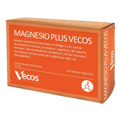 Vecos Nucoceutical Magnesio Plus 30caps – imagen 1