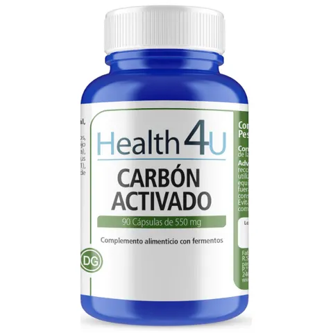 H4U Carbón Activado 90 cápsulas – imagen 1