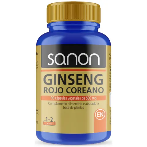 Sanon Ginseng Rojo Coreano 90vcaps – imagen 1