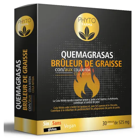 Phytofarma Quemagrasas con Cola Nitida 30 Cápsulas – imagen 1