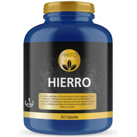 PHYTOFARMA Hierro 365 caps – imagen 1