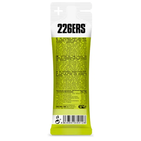 226ERS Isotonic Gel Lime 68gr – imagen 1