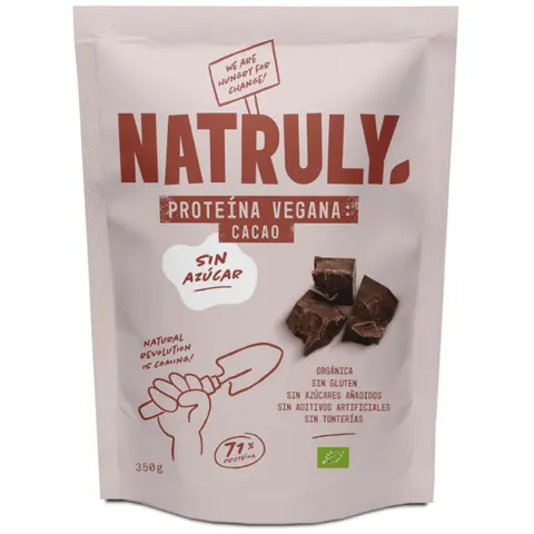 Natruly Proteína Vegana Chocolate 350 gr – imagen 1