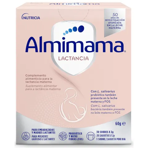 Almimama Lactancia Probiótico 30x2gr Sobres – imagen 1