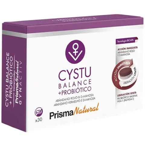 Prisma Natural Cystu Balance +Probiótico 30 comp – imagen 1