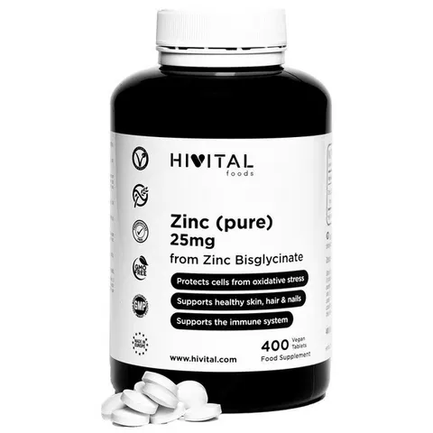 Hivital Zinc 25mg 400 Comprimidos – imagen 1