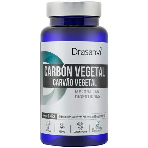 Drasanvi Carbón Vegetal 60 Caps – imagen 1