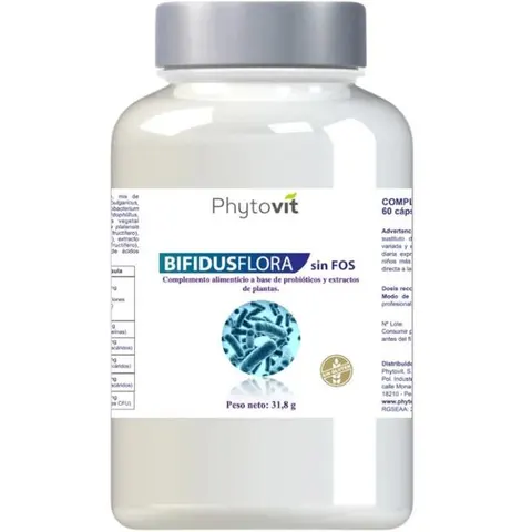 Phytovit Bifidusflora Sin Fos 60 Cápsulas – imagen 1