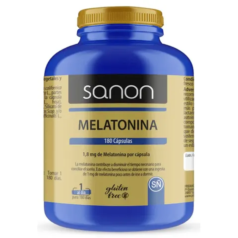 Sanon Melatonina 180 caps – imagen 1