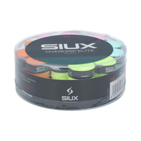 Cubo 30 Uds Overgrip Siux Elite Multicolor – imagen 1