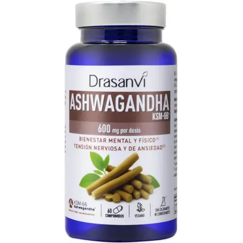 Drasanvi Ashwagandha KSM-66 60 Comprimidos – imagen 1