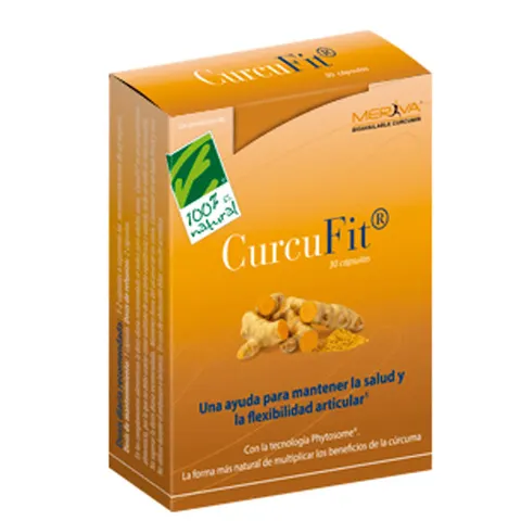 100% Natural CurcuFit 30 Cápsulas – imagen 1