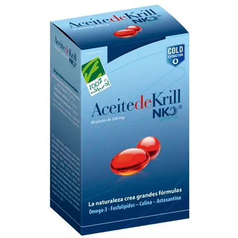100% Natural Aceite de KRILL NKO 80 Perlas – imagen 1