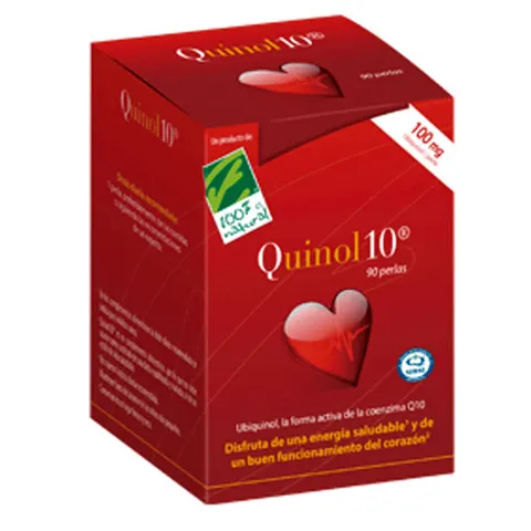 100% Natural Quinol10 100mg 90 Cápsulas – imagen 1