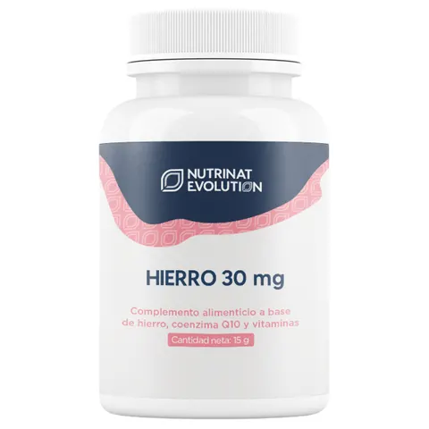 Nutrinat evolution hierro 30mg. 30cap. – imagen 1