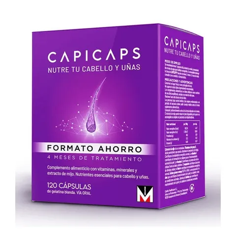 Capicaps Cabello y Uñas 120 cápsulas – imagen 1