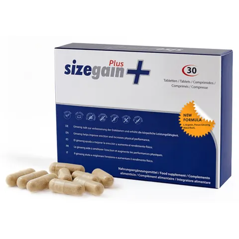 500 Cosmetics Sizegain Plus 30 comprimidos – imagen 1