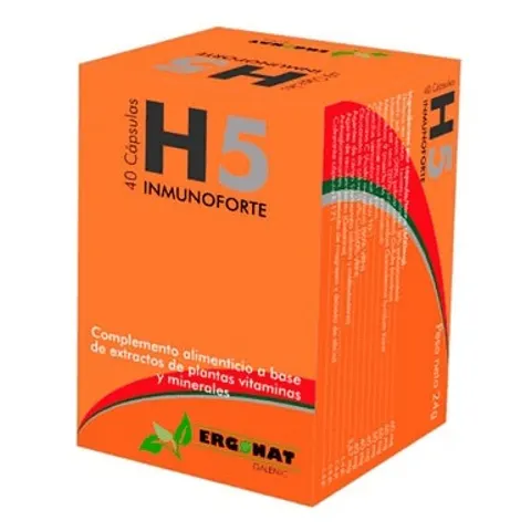 Ergonat galenic h5 inmunoforte 40cap. – imagen 1