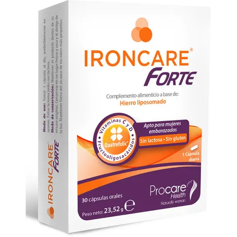 Ironcare Forte 30 Cápsulas – imagen 1