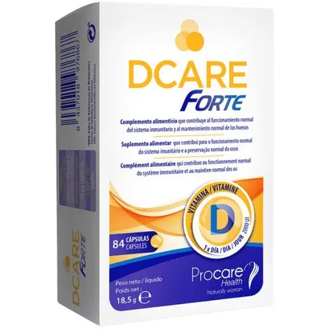 Dcare Forte 84 Cápsulas – imagen 1