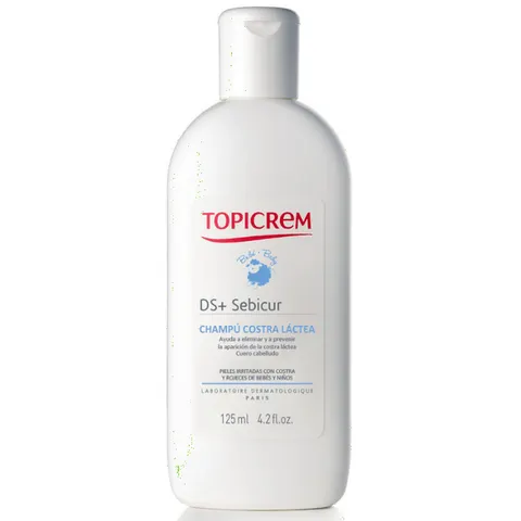 Topicrem DS+ Baby champú costra láctea 125 ml – imagen 1