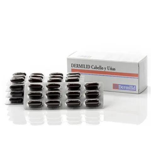 Dermilid Cabello y Uñas 60 cápsulas – imagen 1