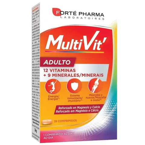 Forte pharma multivit adulto 28comp. – imagen 1