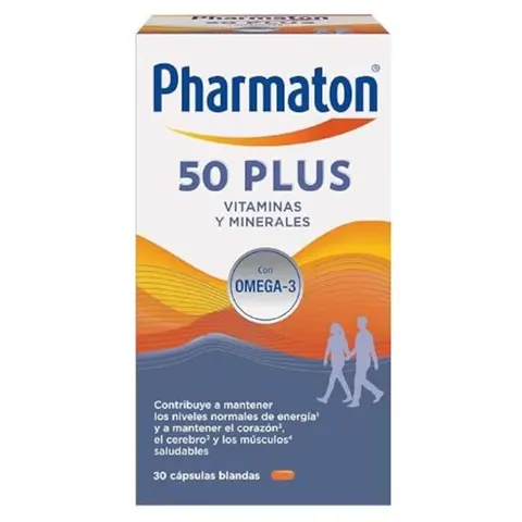 Pharmaton 50 Plus 30 cápsulas – imagen 1