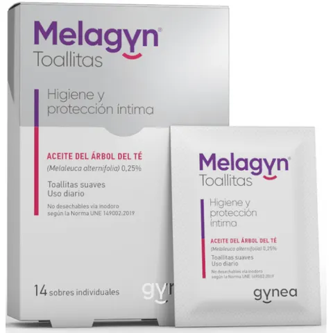 Melagyn Toallitas 14 Sobres – imagen 1
