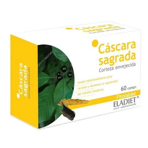 Eladiet Cáscara Sagrada 60 Comprimidos – imagen 1