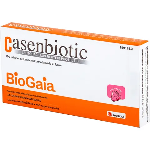 CASEN biotic sabor fresa 10comp – imagen 1