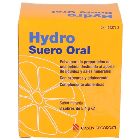 Hydro Suero Oral 8 sobres – imagen 1