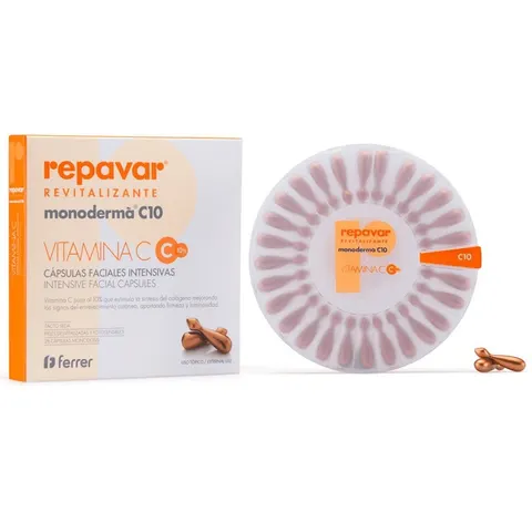 Repavar Monoderma C10 Revitalizante 28 cápsulas – imagen 1
