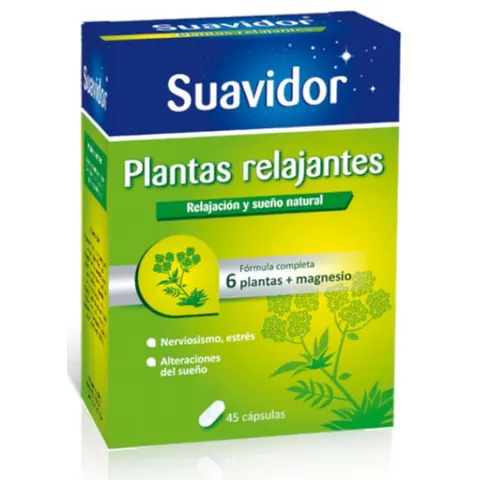 Suavidor Plantas Relajantes 45caps – imagen 1